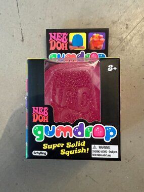 Schylling NeeDoh Gumdrop Sensory Toy 2.5" Pink